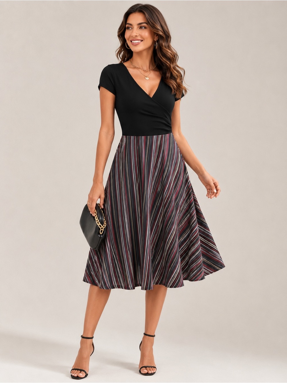Criss Cross Swing Dress